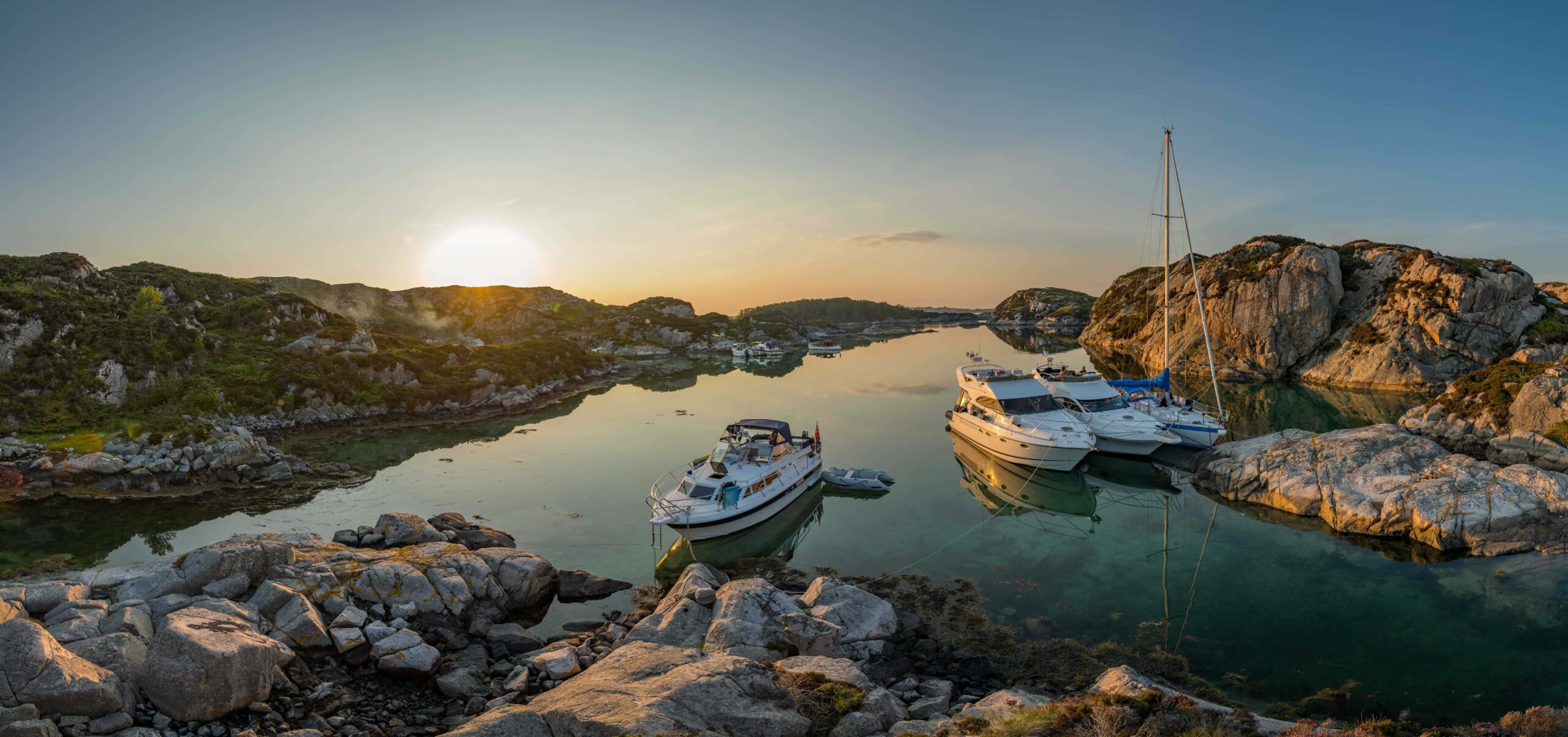 Boats Moored Horgo Norway