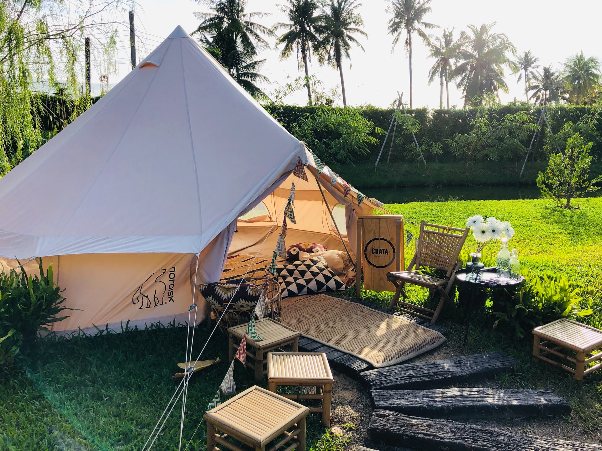 glamping thailand zoom background