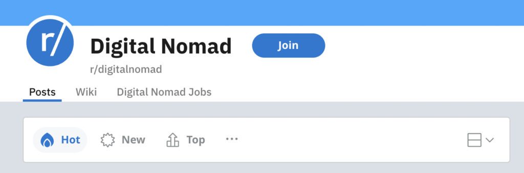 Digital Nomad Reddit channel freerangeentrepreneur