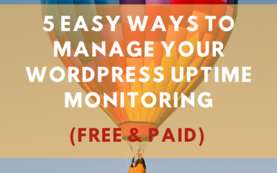 5 Easy Ways to Manage Your WordPress Uptime Monitoring (Free & Paid)